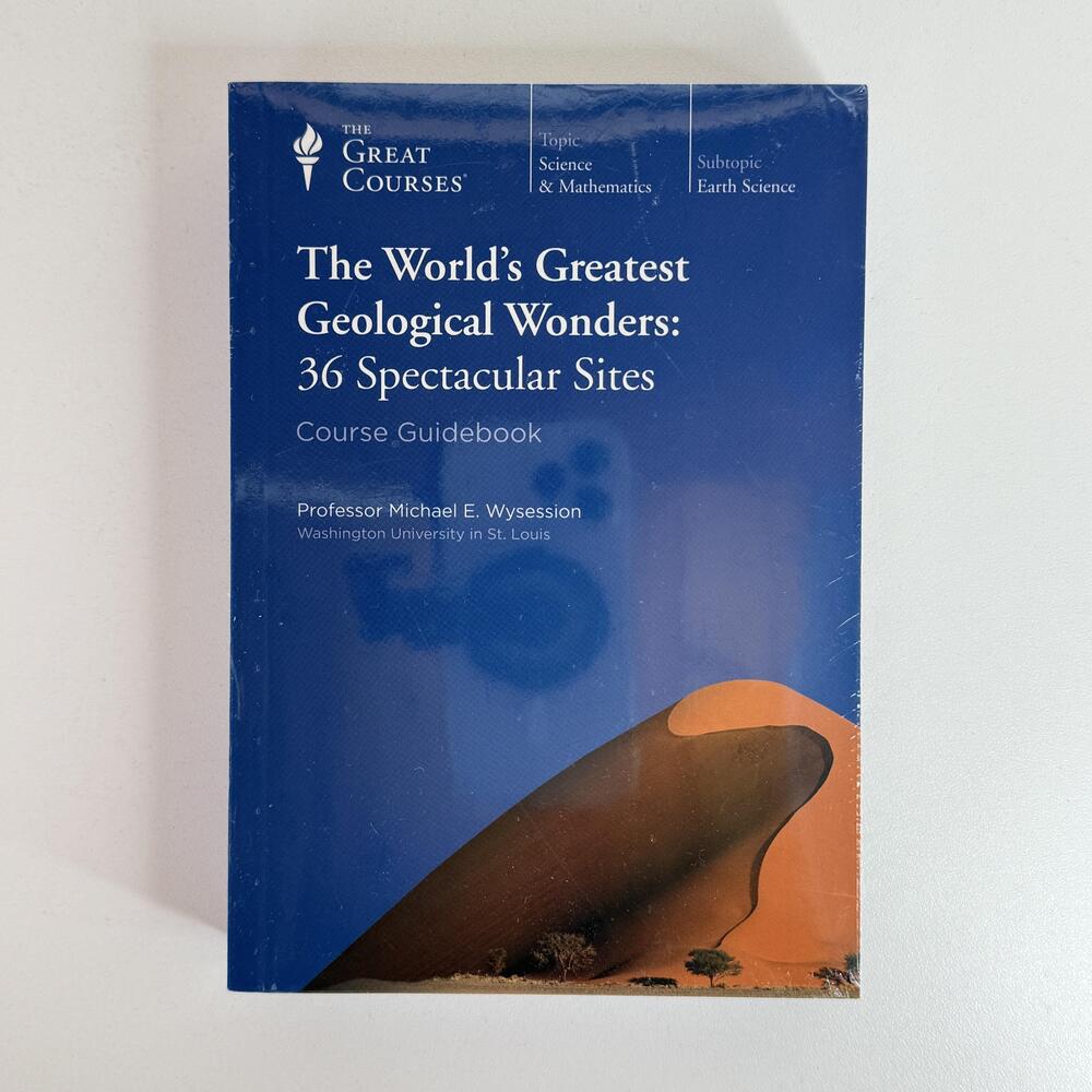 Great Courses World's Greatest Geological Wonders 6 DVD Course + Guidebook NEW